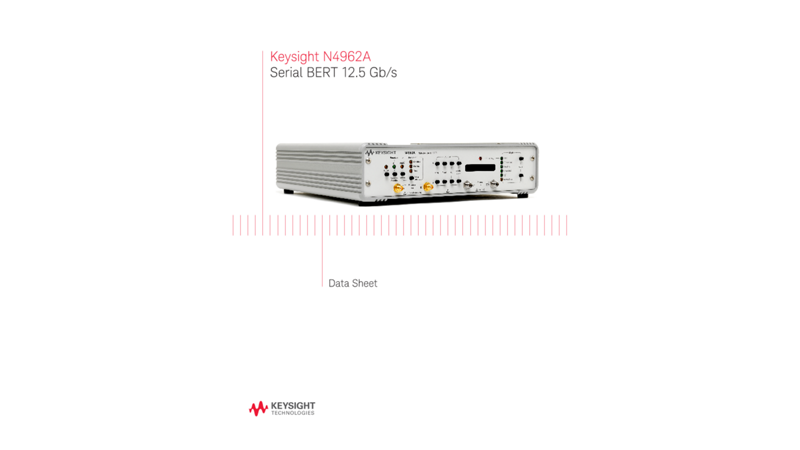N4962A Serial BERT 12.5 Gb/s